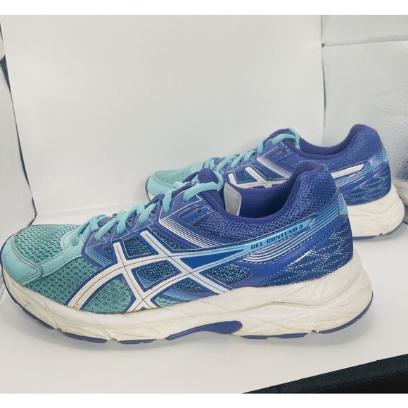 ASICS Women’s Gel Contend 3 Athletic Running Shoes Purple Teal Size 8- T5F9N - Picture 7 of 11